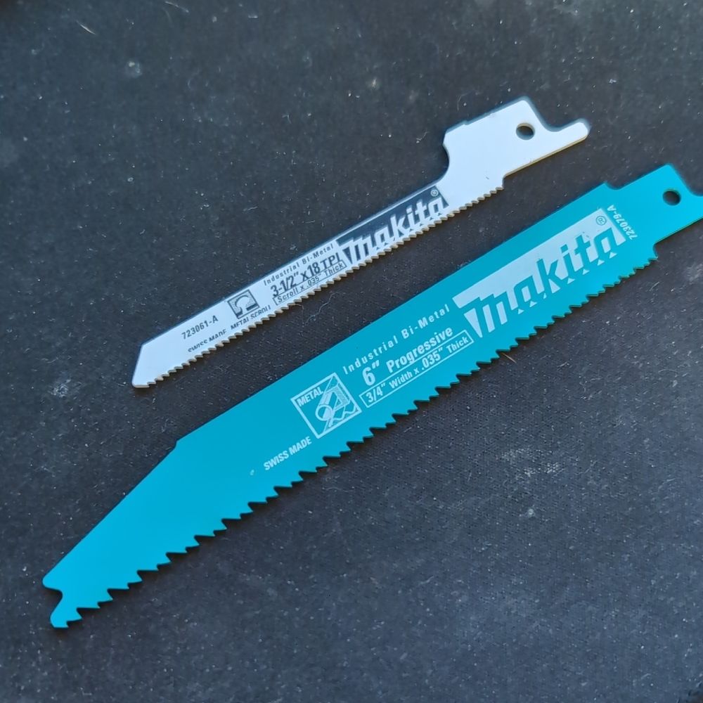 Makita Metal Reciprocating Saw Blades Set 723079-A + 723061-A New